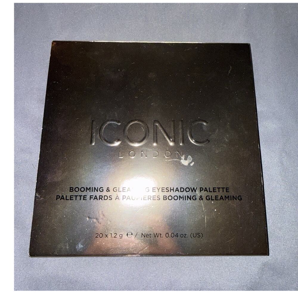 Iconic London Booming & Gleaming Eyeshadow Palette Assorted Shades Shimmer Matte
